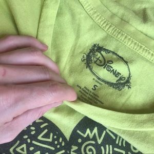 Disney Tops - M I C K E Y Mickey Lime Green Cropped Tee Disney Tops - M I C K E Y Mickey Lime Green Cropped Tee